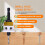 4PCS Countersink Drill Bit Set with Depth Stop for Wood & Hand Tools, M2 HSS Tapered Bits 4