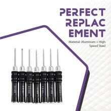 Black Handle Hex Screwdriver Tool Set for RC Helicopter Model Airplane Computer Clock, Remote Control Toy Repair Tools
