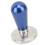 58mm blauer Aluminium-Tamper mit ergonomischem Griff 13
