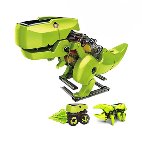 Problem Solving Solar Powered Robot Kit, Energy Conservation STEM Projects DIY Building Kit Featuring Creative Thinking and Hands-on Learning for 1