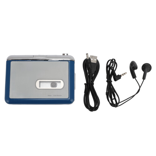 Portable Bluetooth Cassette Player with Earphone Jack, 4.2, 10m 1