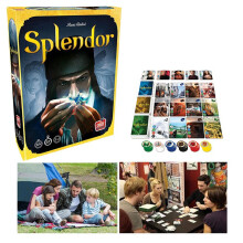 Splendor Game Board Full English Version Box Interaction Cards For Home Party