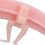 Séparateur d'extensions de cils en silicone rose réutilisable 10