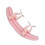 Séparateur d'extensions de cils en silicone rose réutilisable 9