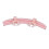 Séparateur d'extensions de cils en silicone rose réutilisable 16