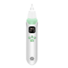 Aspiratore nasale per neonati, elettrico, con batteria ricaricabile, livelli di aspirazione regolabili, punte in morbido silicone, musica rilassante,