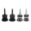 2 Stück Strap Lock Pins 1,2  1,2  1 cm Schwarz/Silber 3