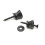 2er Set Strap-Lock-Pins 1,2  1,2  1 cm Schwarz/Silber 6