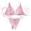 (Pink) Sexy Lace Bra & G-String Set 2