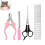 4pc Pet Grooming Kit: Clipper, Scissors, Comb, File 6