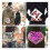 Uppgradera Epoxisilikonformar, Hartsformar för Blomkonservering Deep Square Hexagon Heart Silikonformar 3