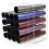 Rack de Armazenamento de Rolo de Vinil com 25 Furos, Suporte de Rolo de Vinil para Sala de Artesanato, 12 Polegadas X 12 Polegadas, Furos de 2 2
