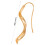 (Gold) Vintage Silver Hypoallergenic Stud Earrings 3