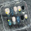 (S) Short Almond Press On Nails - Night Sky Design 6