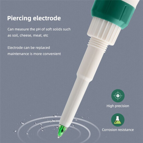 Digital  Food PH Meter 0.00-14.00 High Accuracy Sensor  Temp Acidity Tester for Brewing Fruit Cheese 1