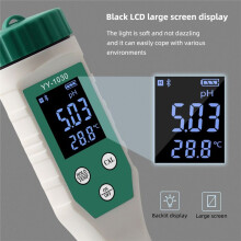 Digital Food PH Meter 0.00-14.00 High Accuracy Sensor Temp Acidity Tester for Brewing Fruit Cheese