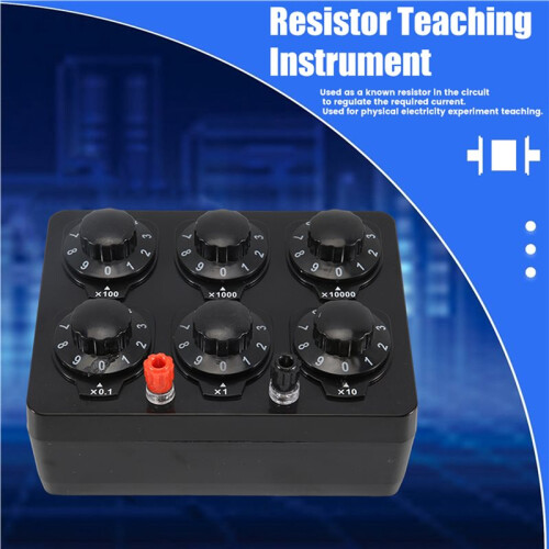 0-99999.9 Ohm Simple Resistance Box Precision Variable Decade Resistor Teaching Instrument Teaching Resistance Box 2