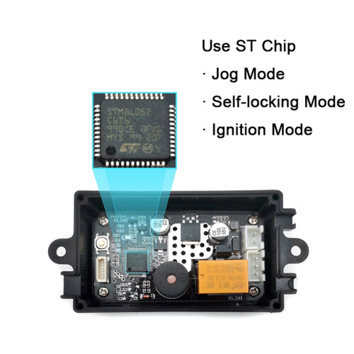 KL261 R558 DC5.5-15V Realy Output Low Power Consumption Fingerprint Access Control Board with Self-Locking Mode 1