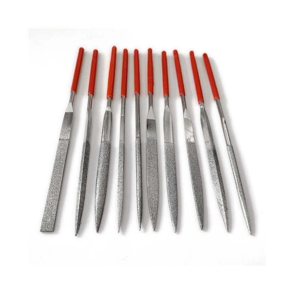 10Pcs Diameter 4Mm Diamond File Grinding Orthopedic Diamond File Set For Saw Chain Saw Woodworking Tools 6032910478468