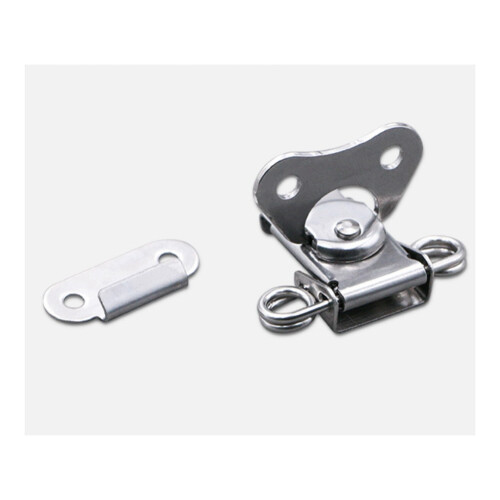 304 Stainless Steel Draw  Butterfly with Keeper and Spring Twist Lock for Case, Assembling Boxes, (6 Pieces)