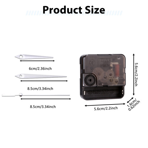 Silent Sweep Clock Movement DIY Repair Parts 2