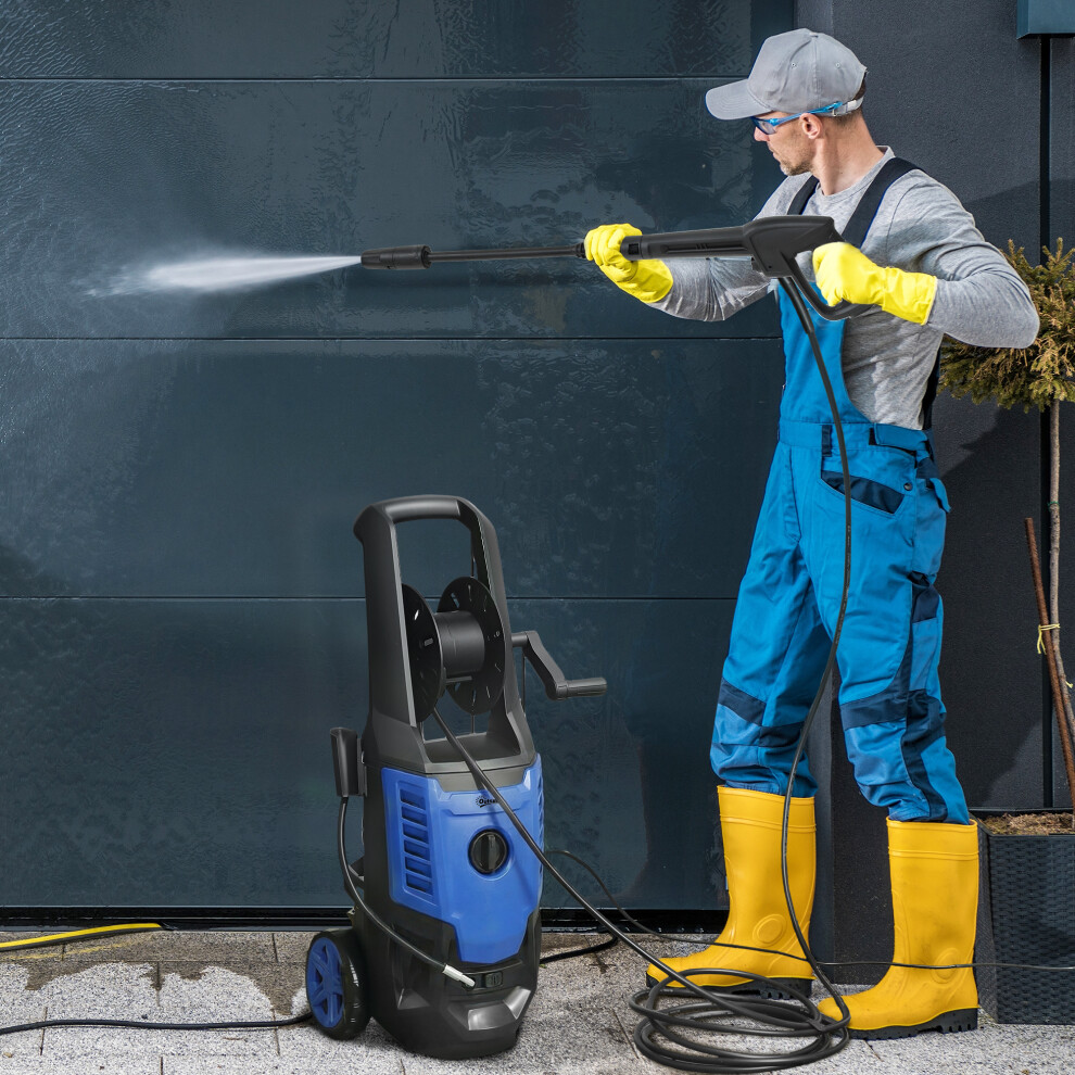 Outsunny 2200W Power Washer 170 Bar Pressure With Adjustable Nozzle