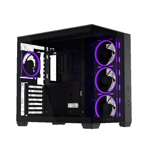 ASUS Case PC Asus A32 PLUS ATX nero - 4 ventole ARGB, supporto radiatore 360 mm, GPU 420 mm 2