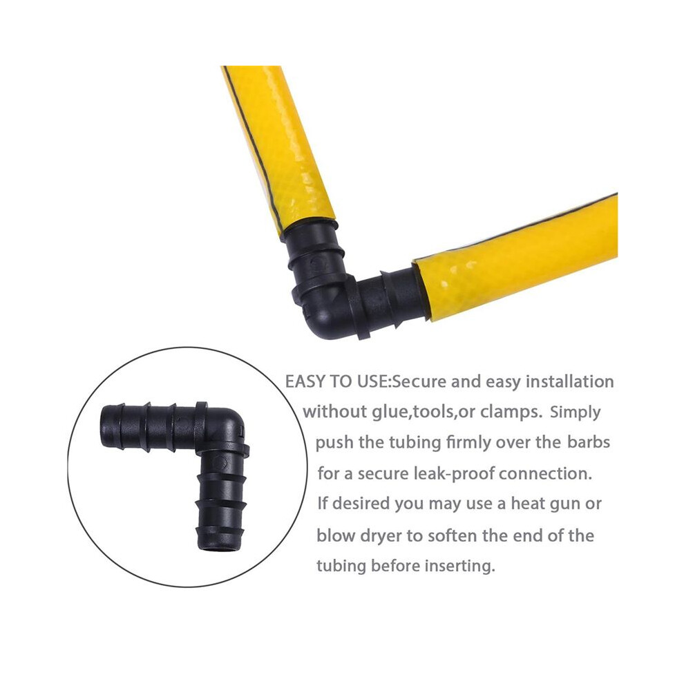 Drip Irrigation Accessories Kit Drip Irrigation Barb Connector For Drip Irrigation System Garden Watering Kit 40Pcs 4711954553882