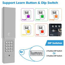 Universal Garage Door Opener Keypad Wireless Keyless Access Keyboard, Works with Chamberlain, LiftMaster, Craftsman