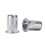 Nut 100Pcs 1/4In-20UNC Stainless Steel 304 Finish Flat  Rivnut Threaded Insert Nut Knurled Body Vertical Rivets Nut 6