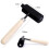 1.5 Inch and 3 Inch Hard Rubber Roller Heavy Steel Frame  Tools 2 Pieces 4