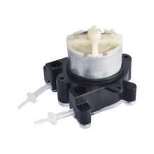 High-Flow Peristaltic Pump 12V Miniature Dosing Pump Peristaltic Hose Pump for Lab Aquarium Liquid Dosing Pump A