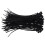 100 x 2.5mmx150mm Self-Lock Electric Cable Zip Cord Fixed Cable Ties Black 6