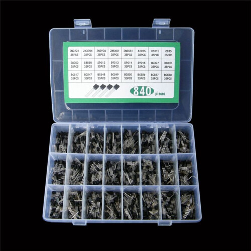 840 Pezzi TO-92 Diode Transistor Set 24 Specifiche Kit Transistor 2