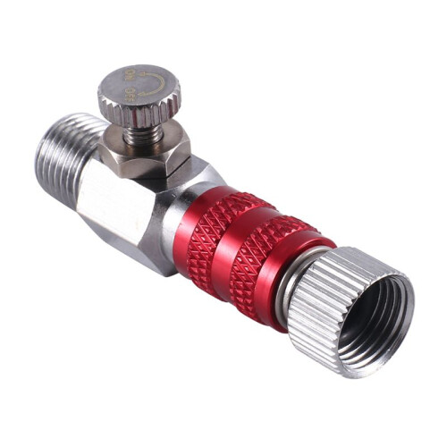 Airbrush Quick Release Air Control Fitting Adapter 1/8 Inch Threaded Hose Connection Adjustment Valve Tool -405R 2
