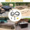 Burner Connection Kit, Propane Fire Pit Replacement with 1/2In Control Valve Key Set, Adjustable Pressure Regulator Hose 8