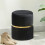 Homcom (Black) HOMCOM Round Pouffe Storage Footstool with Hidden Space 1