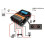 30A Solar Charge Controller 12V24V Solar Panel Battery Controller Regulator Auto 2 USB LCD Display Load Discharger 4