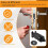 Lock Cylinder Puller Set Nail Puller with Screws and Area Increaser Professional Puller Tool 5