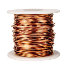 99.9% Dead Soft Copper Wire, 16 Gauge/ 1.3 mm Diameter,127 Feet / 39M, 1 Pound Spool