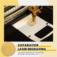 20 Peças de Moeda em Branco com Rosca de 40 mm com Caixa de Proteção Acrílica Padrão Gravável A Laser (Ouro + Prata)