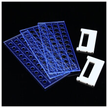 Support de Support de Tube à Essai de Laboratoire en Plastique 3 Couches pour
Support de Tuyau Centrifuge de 18 Mm 40 Trous