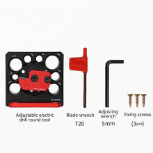 6PCS Dowel Maker Jig Kit,Metric 8mm to 20mm Adjustable Dowel Maker,with Carbide Blade,for Wooden Rods Sticks Woodworking