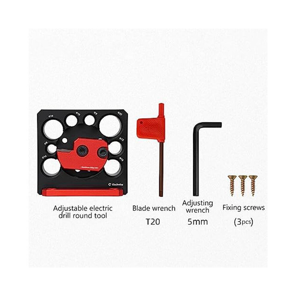 6Pcs Dowel Maker Jig Kit,Metric 8Mm To 20Mm Adjustable Dowel Maker,With Carbide Blade,For Wooden Rods Sticks Woodworking 6033970376527