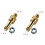 2pcs Side Mount Battery Copper Screw 3/8 Side Post Battery Terminal Bolt 3/8inch-16 2