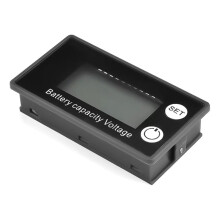 Battery Voltmeter 8-100V Capacity Indicator Power Meter Lithium LiFePO4 Lead-Acid Cell 12V 24V 48V LCD Screen A