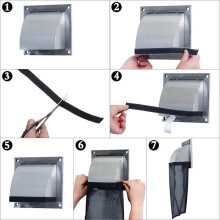 3Pack Dryer Vent Lint Bags Lint Traps Lint Dust Bag for Outdoor Dryer Vents Capturing Lint and Dust