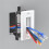 Low Voltage Box Single Gang Wall Plate 10 Pack, Flush Low Voltage Mounting Bracket for Network, , Coaxial, Speaker 5