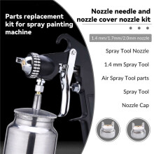 Spray Tool Nozzle 1.4 Mm/1.7mm/2.0mm Nozzle Needle and Nozzle Cap Nozzle Kit Air Paint Kit Air Spray Tool Parts