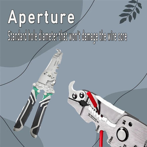 18 in 1 Foldable Wire Stripper,Multifunctional Wire Stripper,Multifunction Wire Stripper,Electrical Pliers 1